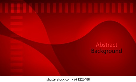 Red color and black color background abstract art vector