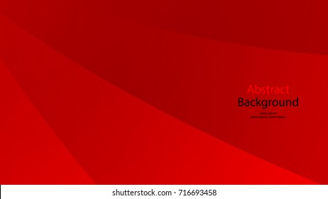 Red color and black color background abstract art vector 
