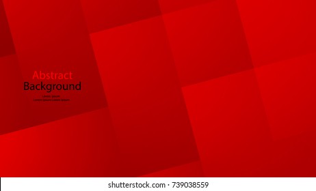 Red color and black color background abstract art vector