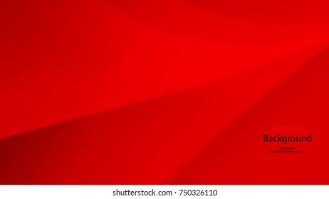Red color and black color background abstract art vector 
