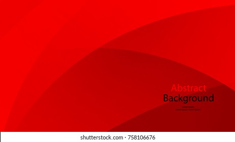 Red color and black color background abstract art vector 