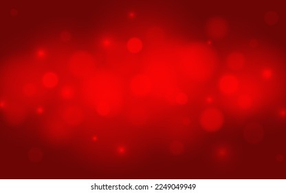 Color rojo bokeh luz suave fondo abstracto, Vector eps 10 ilustración partículas de bokeh, Decoración de fondo