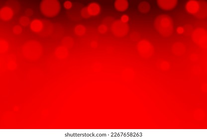 Color rojo bokeh luz suave fondo abstracto, Vector eps 10 ilustración partículas de bokeh, Decoración de fondo