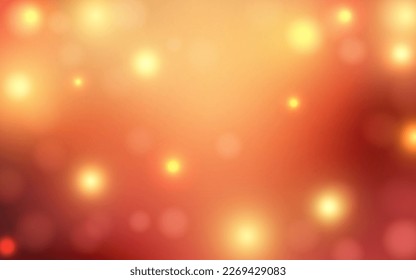 Color rojo bokeh luz suave fondo abstracto, Vector eps 10 ilustración partículas de bokeh, Decoración de fondo