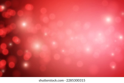 Color rojo bokeh luz suave fondo abstracto, Vector eps 10 ilustración partículas de bokeh, Decoración de fondo