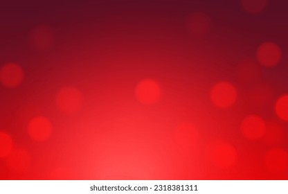 Color rojo bokeh luz suave fondo abstracto, Vector eps 10 ilustración partículas de bokeh, decoración de fondo