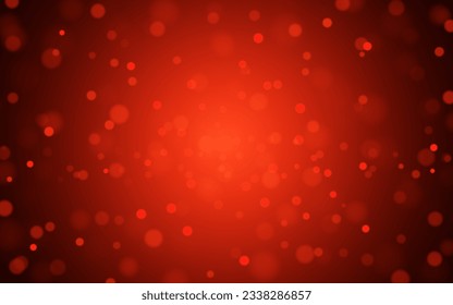 Color rojo bokeh luz suave fondo abstracto, Vector eps 10 ilustración partículas de bokeh, decoración de fondo