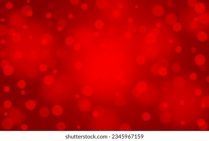 Color rojo bokeh luz suave fondo abstracto, Vector eps 10 ilustración partículas de bokeh, decoración de fondo