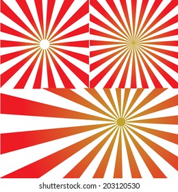red color burst background 