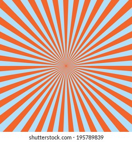 red color burst background. Vector illustration 