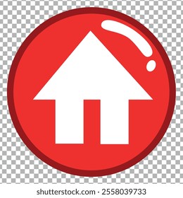 RED COLOR BUTTONS  home VECTOR FOR GAME ILLUSTRATION