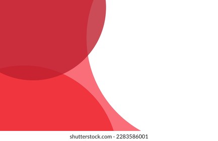 Color rojo gira el fondo con la capa superpuesta. Para papel pintado, portada, banner, afiche, cartel y presentación. Fondo abstracto rojo para tarjeta de visita y plantilla de volante, ilustración vectorial 