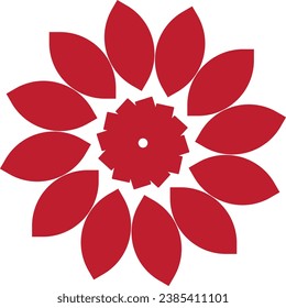 roter floraler Hintergrund
