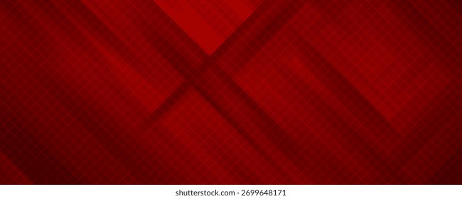 Fondo abstracto geométrico del Vector del color rojo, diseño moderno