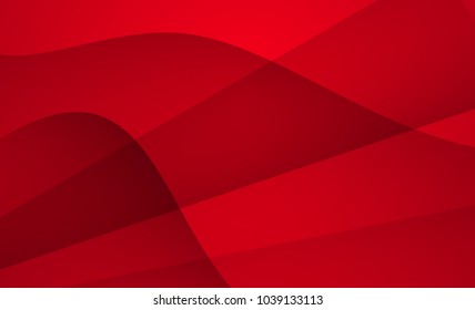 Red color geometric background abstract art vector. Abstract graphic element.