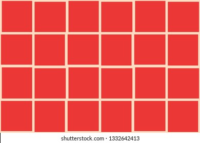 Red color geometric seamless pattern in modern stylish.Vector luxury abstract background.