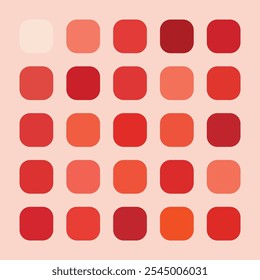Red Color Guide Palette, Crimson Color Guide