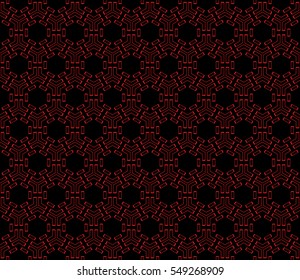 red color hexagon design for your ideas. for business wallpaper, presentation. vector