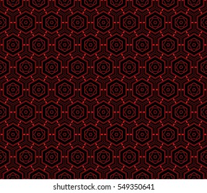 red color hexagon design for your ideas. for business wallpaper, presentation. vector