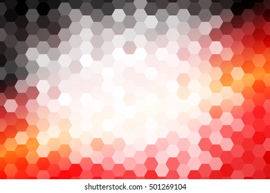 red color honeycomb background. vector illustration. for design, wallpaper, brochure