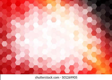 red color honeycomb background. vector illustration. for design, wallpaper, brochure