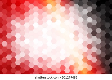 red color honeycomb background. vector illustration. for design, wallpaper, brochure