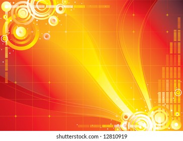 Red color infinity background, vector illustration with Layers file.