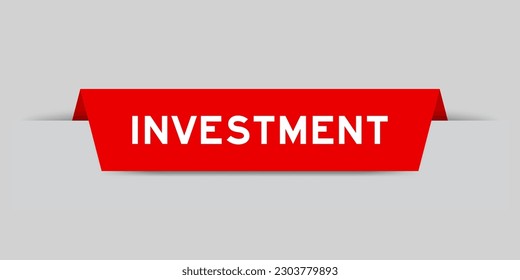 Color rojo insertado etiqueta con inversión de palabra en fondo gris
