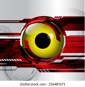 red color Light Abstract Technology background for computer graphic website internet and business. circuit. silver background. text box. label. card.