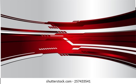 color rojo Light Abstract Technology fondo para Internet y negocios de sitios web gráficos de ordenador. circuito. fondo plateado. etiqueta. carné