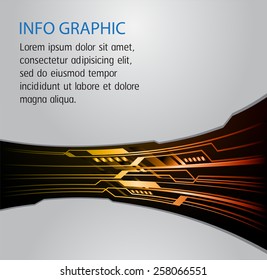 red color Light Abstract Technology background for computer graphic website internet and business. circuit. black background. text box. label. card.