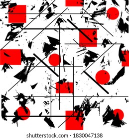 red color line brush texture and pattern background 