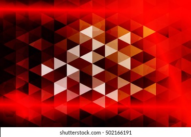 red color. low poly background of triangles. Vector illustration. Geometric design for business, brochure, flyer, presentation, wallpaper.