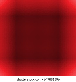 red color low poly background consist of triangle. vector illustration