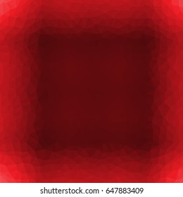 red color low poly background consist of triangle. vector illustration