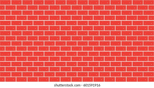 red color masonry brick wall  illustration background
