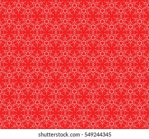 red color modern floral pattern. Seamless vector illustration. for interior design, printing, wallpaper, invitation.