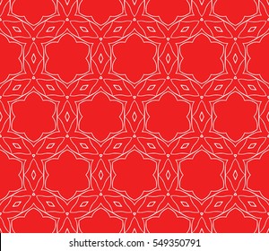 red color modern floral pattern. Seamless vector illustration. for interior design, printing, wallpaper, invitation.