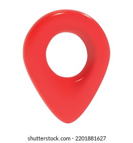Red color navigation icon illustration for web and digital artworks.