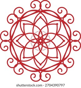 a red color nice flower 