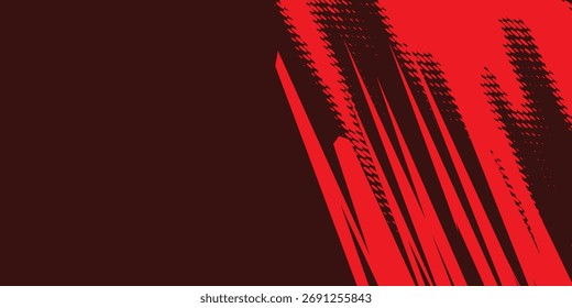 fundo de textura gradiente gradiente do padrão de cor vermelha. Pontos pop art quadrinhos estilo esporte ilustração vetorial.