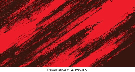 Red color pattern gradient grunge texture background. Dots pop art comics sport style vector illustration Abstract background dark red with modern corporate concept	