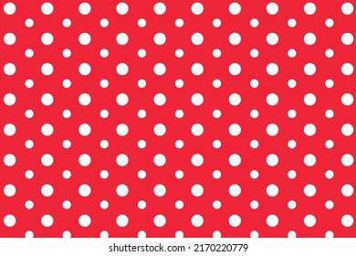 Red color  Polka dot wallpaper