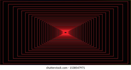 red color ractangle hole design