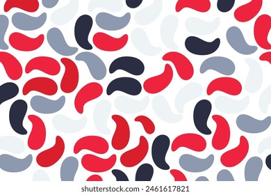 Red Color Shape Abstract Background for Your Graphic Resource
