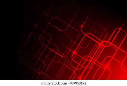 Red color technology background abstract art vector   