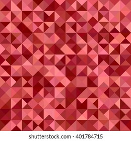 Red color triangle mosaic vector background design