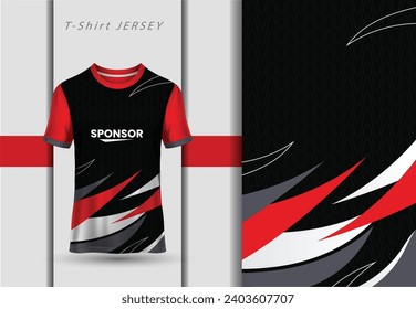 Red Color T-shirt Design for jersey extreme sport jersey team, motocross, cycling, fishing, diving, leggings, football, gaming