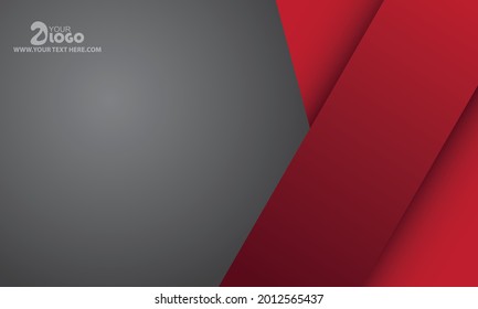 Red color vector background, abstract background red