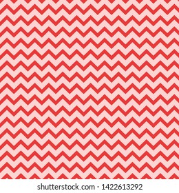 Red color zig zag shape line pattern vector
